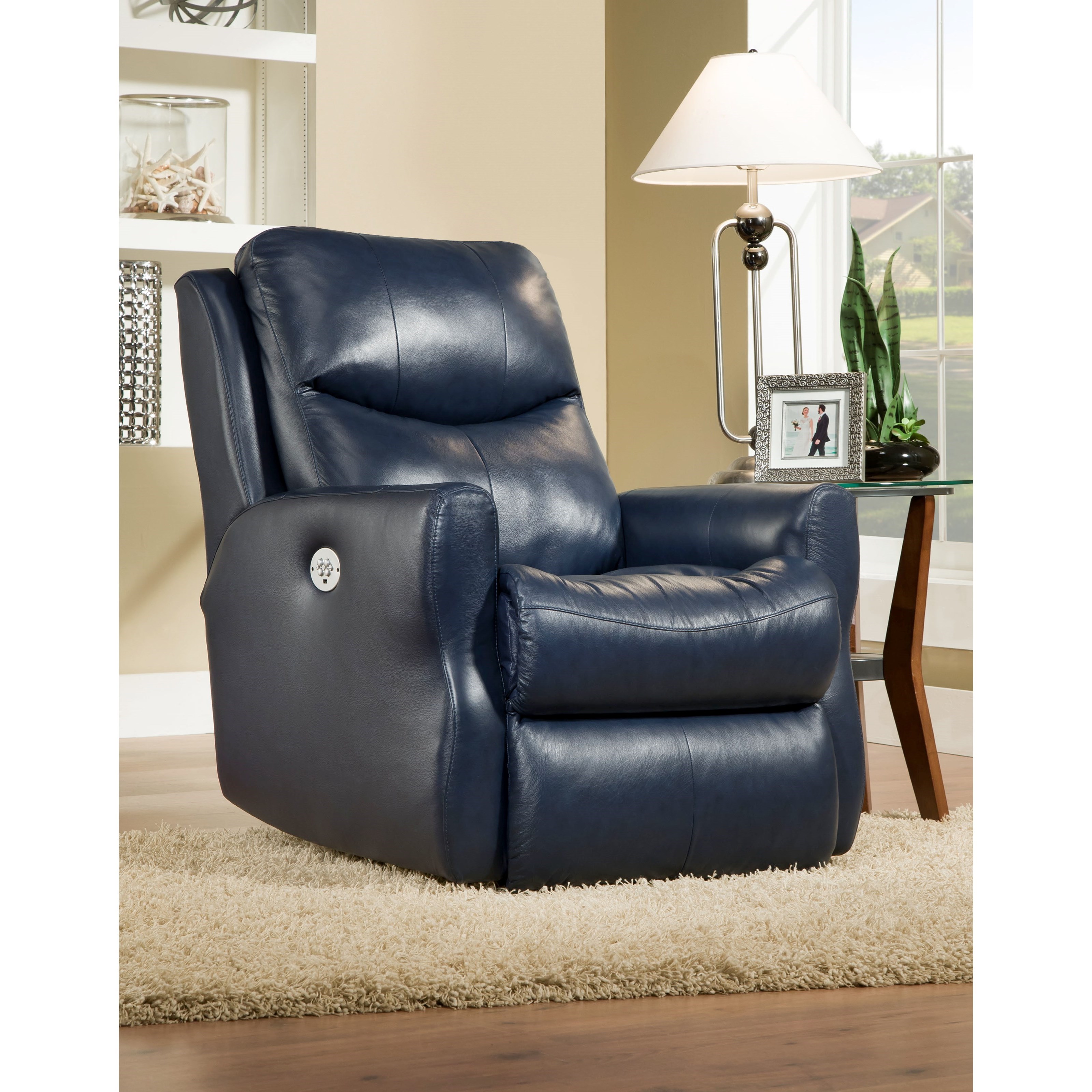 Southern Motion Recliners Fame Power Headrest Wall Hugger Recliner